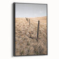 Farmhouse Wall Art of Fenced Field – Rustic Country Living Decor