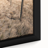 Farmhouse Wall Art of Fenced Field – Rustic Country Living Decor