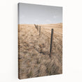 Farmhouse Wall Art of Fenced Field – Rustic Country Living Decor