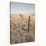 Farmhouse Wall Art of Fenced Field – Rustic Country Living Decor