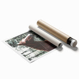 Farmhouse Wall Art Horse by Fence Print | Rustic Country Animal Decor