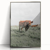 Rustic Farmhouse Wall Art of Grazing Cow – Country Style Farm Decor