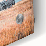 Farmhouse Wall Art of Abandoned Cabin with Birds – Rustic Country Decor