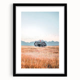 Farmhouse Wall Art of Abandoned Cabin with Birds – Rustic Country Decor