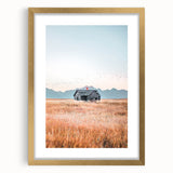 Farmhouse Wall Art of Abandoned Cabin with Birds – Rustic Country Decor