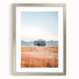 Farmhouse Wall Art of Abandoned Cabin with Birds – Rustic Country Decor