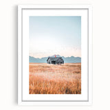 Farmhouse Wall Art of Abandoned Cabin with Birds – Rustic Country Decor