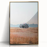 Farmhouse Wall Art of Abandoned Cabin with Birds – Rustic Country Decor