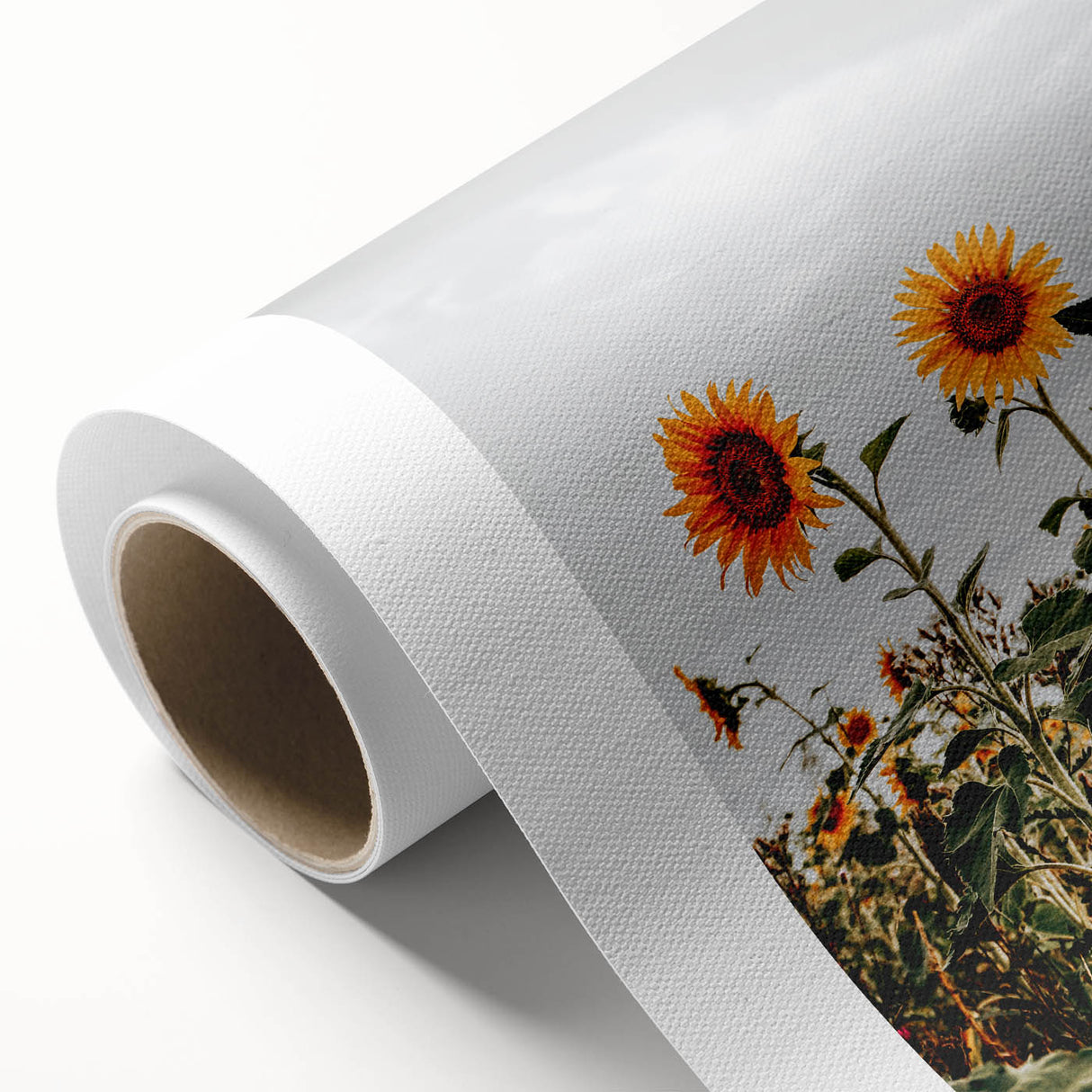 Farmhouse Wall Art Sunflower Field Print | Rustic Country Style Decor