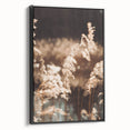 Farmhouse Wall Art of Sunlit Wheat Stalks – Rustic Country Style Decor