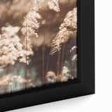 Farmhouse Wall Art of Sunlit Wheat Stalks – Rustic Country Style Decor