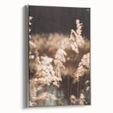 Farmhouse Wall Art of Sunlit Wheat Stalks – Rustic Country Style Decor