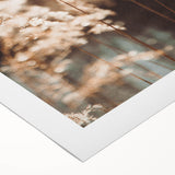 Farmhouse Wall Art of Sunlit Wheat Stalks – Rustic Country Style Decor