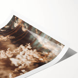 Farmhouse Wall Art of Sunlit Wheat Stalks – Rustic Country Style Decor