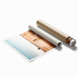 Farmhouse Wall Art of Hay Bales in Field – Rustic Country Style Decor