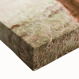 Farmhouse Wall Art – Rustic Highland Cow Portrait – Country Style Decor