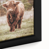 Farmhouse Wall Art – Majestic Highland Cow Portrait – Rustic Country Decor