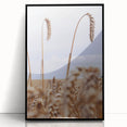 Farmhouse Wall Art – Wheat Stalks Close-Up in Field – Rustic Decor