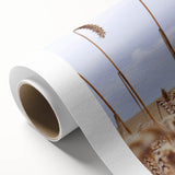 Farmhouse Wall Art – Wheat Stalks Close-Up in Field – Rustic Decor