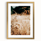 Farmhouse Wall Art Dry Field Print | Rustic Country Harvest Style Decor