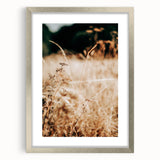 Farmhouse Wall Art Dry Field Print | Rustic Country Harvest Style Decor