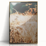 Farmhouse Wall Art Dry Field Print | Rustic Country Harvest Style Decor