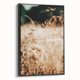 Farmhouse Wall Art Dry Field Print | Rustic Country Harvest Style Decor
