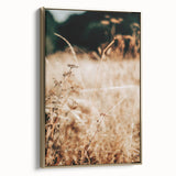 Farmhouse Wall Art Dry Field Print | Rustic Country Harvest Style Decor