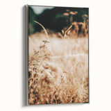 Farmhouse Wall Art Dry Field Print | Rustic Country Harvest Style Decor