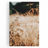 Farmhouse Wall Art Dry Field Print | Rustic Country Harvest Style Decor