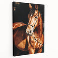 Farmhouse Wall Art – Elegant Horse Portrait – Rustic Country Decor