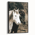 Charming Horse Duo Art - Rustic Farmhouse Wall Decor Print