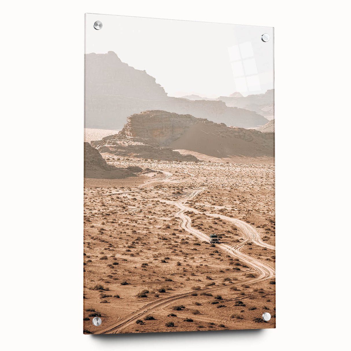 Desert Adventure Road Art - Rustic Farmhouse Wall Decor Print