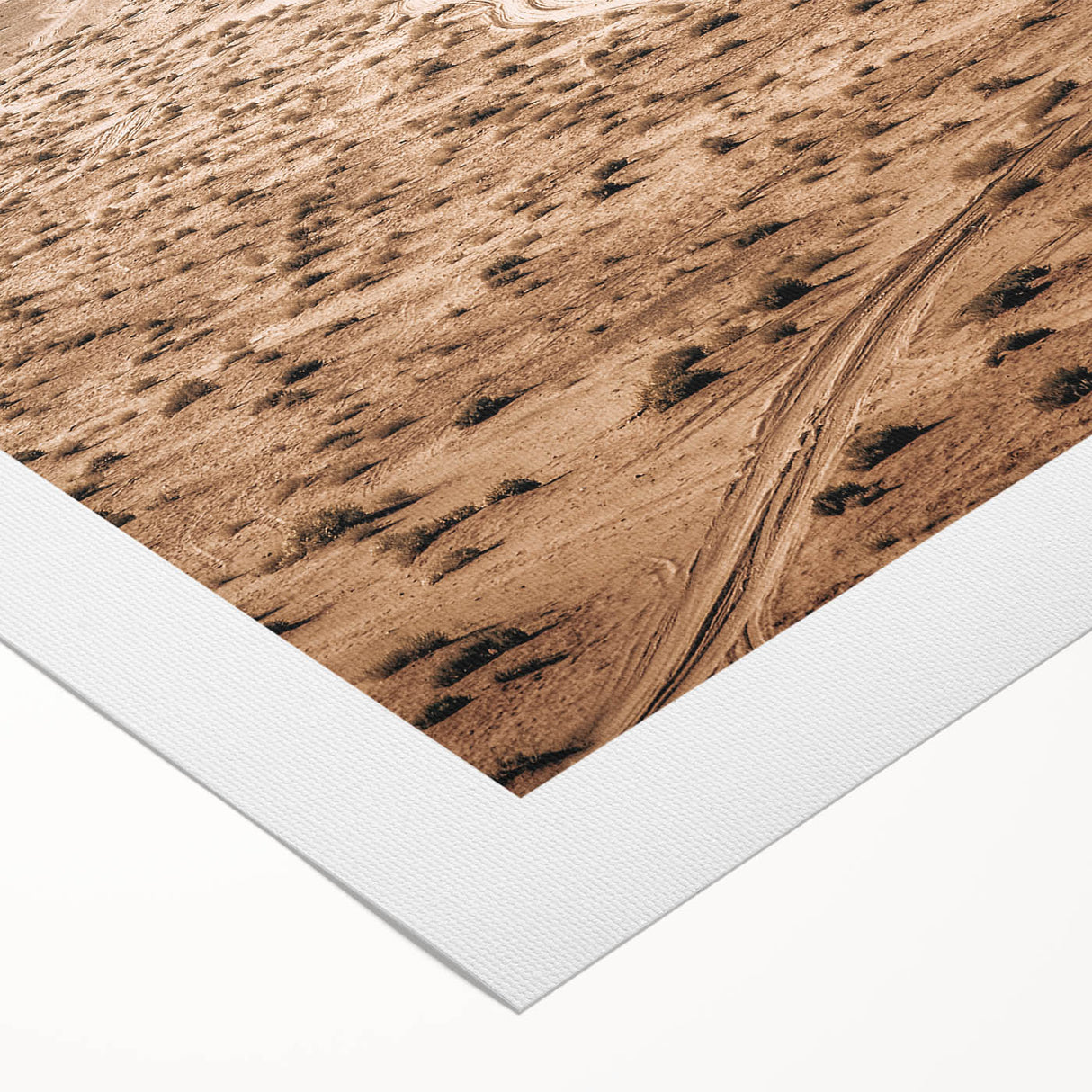 Desert Adventure Road Art - Rustic Farmhouse Wall Decor Print