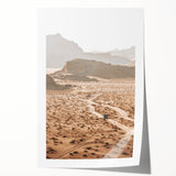 Desert Adventure Road Art - Rustic Farmhouse Wall Decor Print