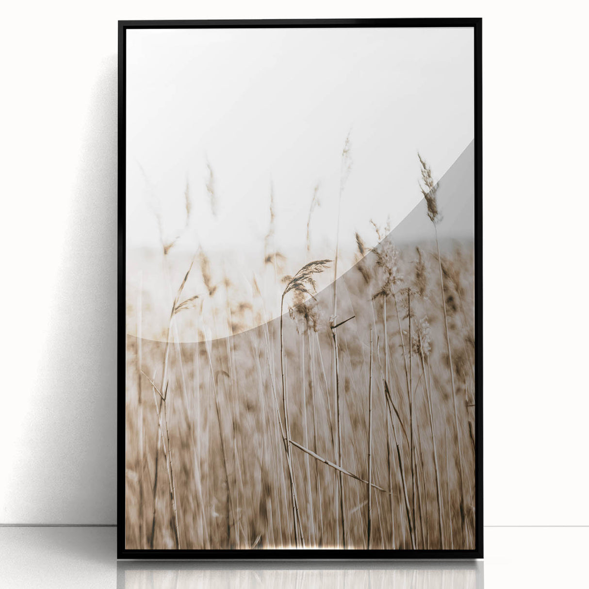 Wild Grass Field Art - Rustic Farmhouse Nature Wall Decor Print