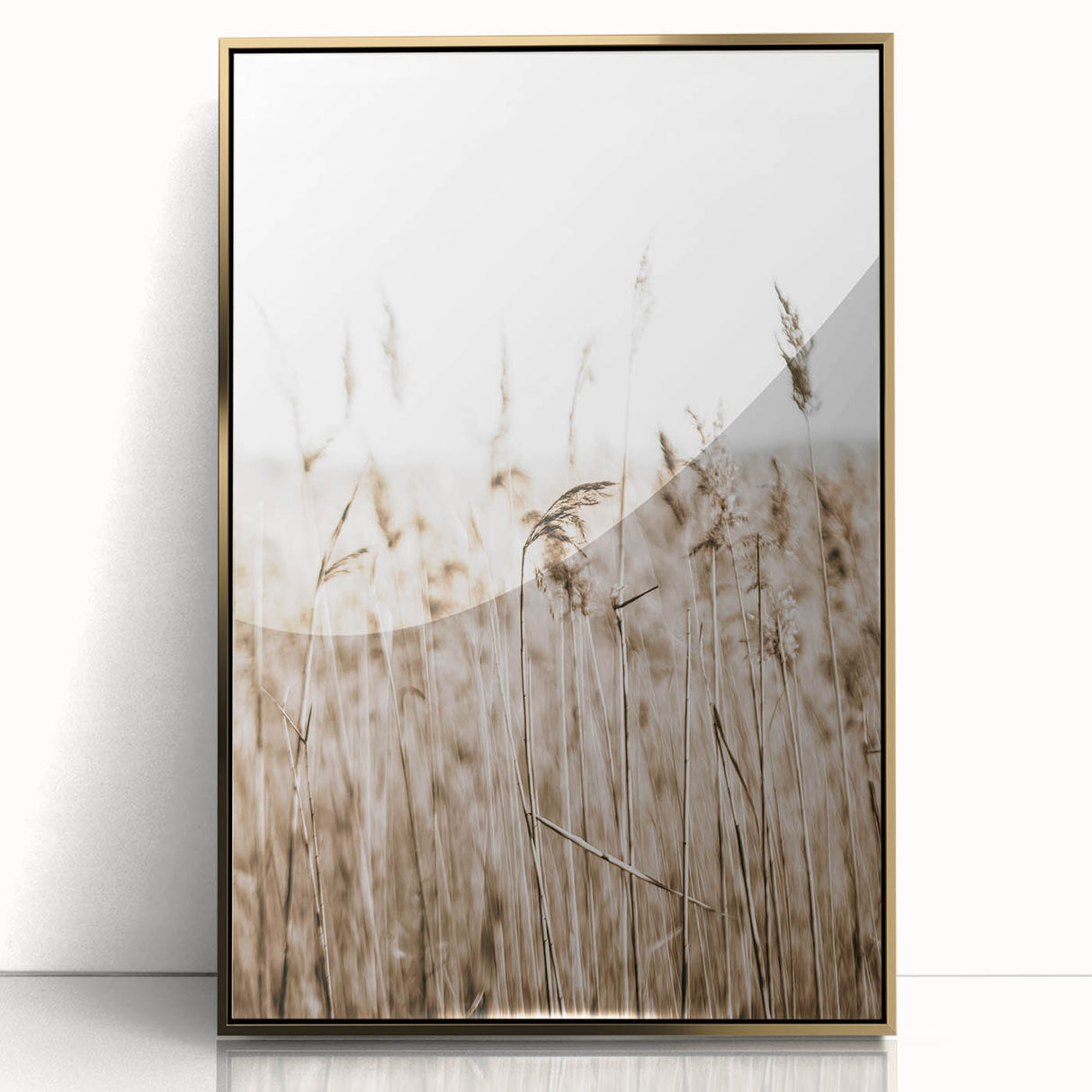 Wild Grass Field Art - Rustic Farmhouse Nature Wall Decor Print