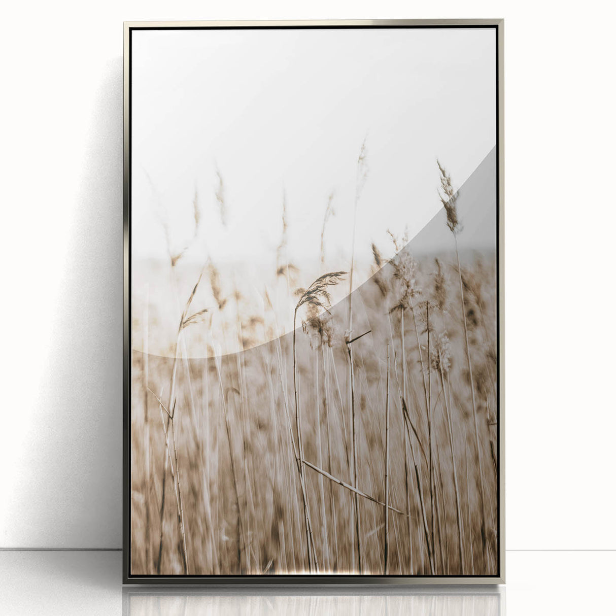 Wild Grass Field Art - Rustic Farmhouse Nature Wall Decor Print