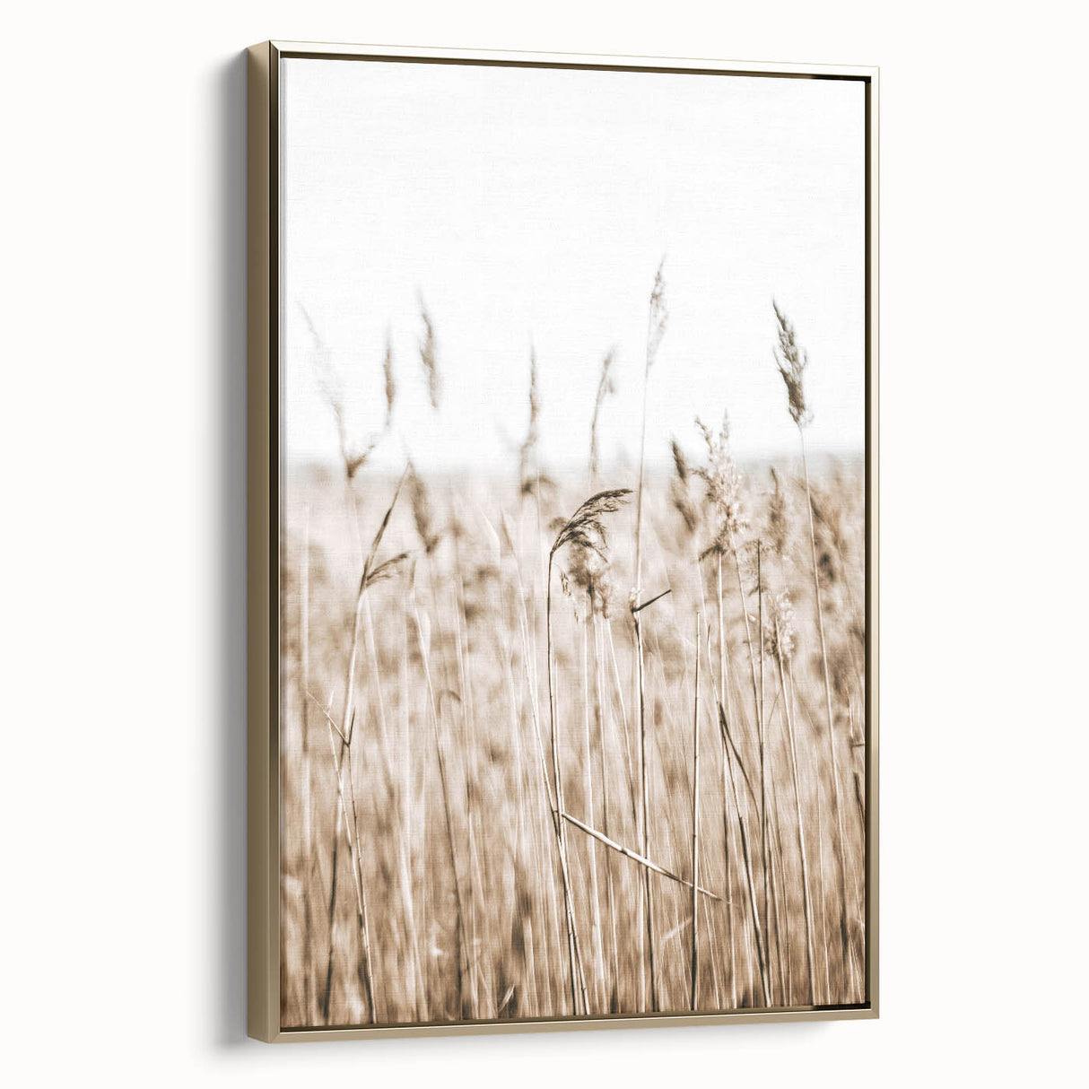 Wild Grass Field Art - Rustic Farmhouse Nature Wall Decor Print