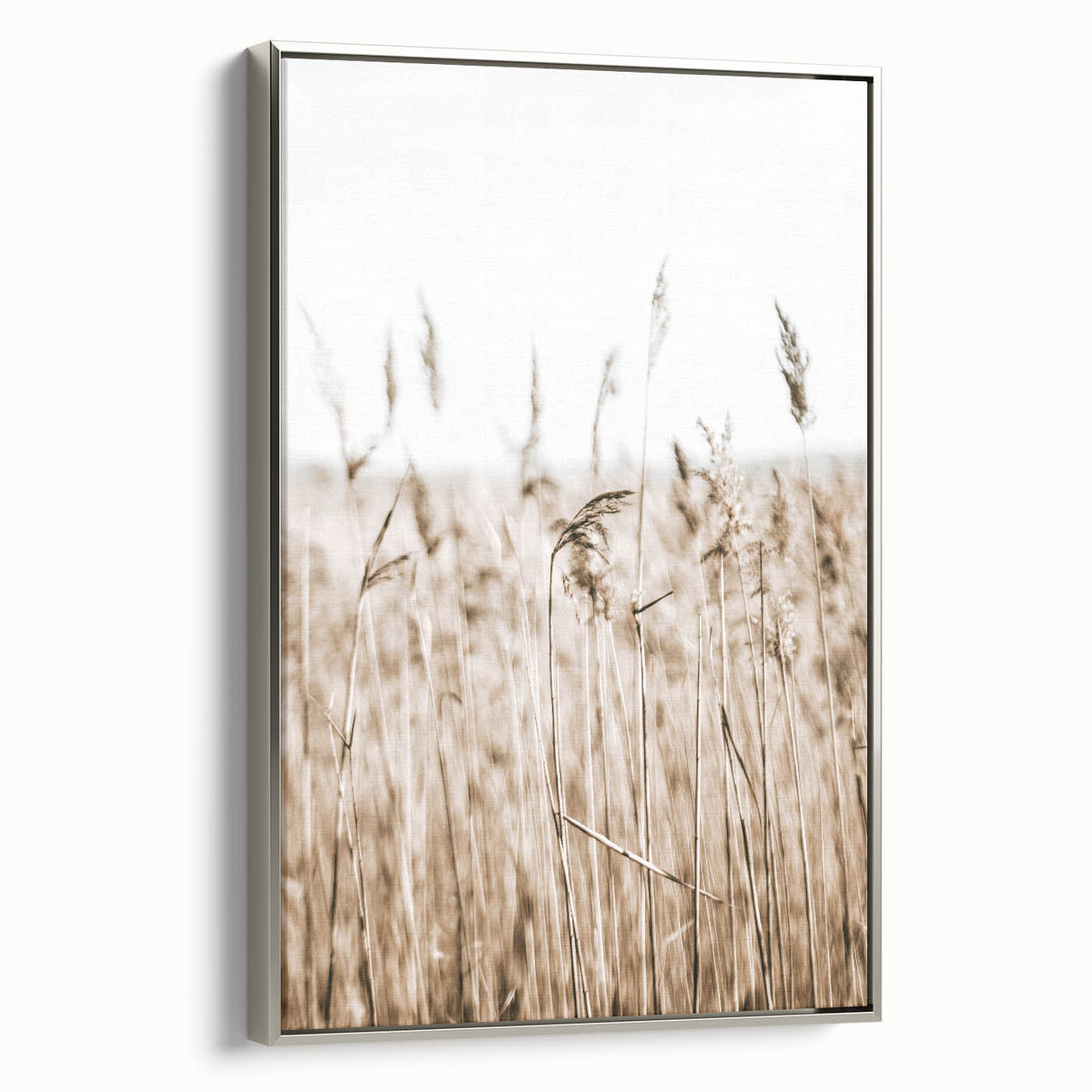Wild Grass Field Art - Rustic Farmhouse Nature Wall Decor Print