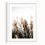 Elegant Wild Grass Art - Rustic Farmhouse Wall Decor Print