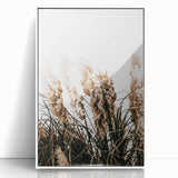 Elegant Wild Grass Art - Rustic Farmhouse Wall Decor Print