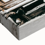 Rustic Wooden Cabin Wall Art | Farmhouse Winter Decor with Snow