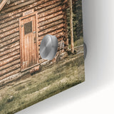 Rustic Mountain Cabin Wall Art | Farmhouse Decor with Scenic Wilderness