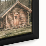 Rustic Mountain Cabin Wall Art | Farmhouse Decor with Scenic Wilderness