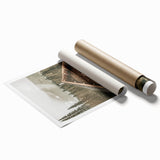 Rustic Mountain Cabin Wall Art | Farmhouse Decor with Scenic Wilderness