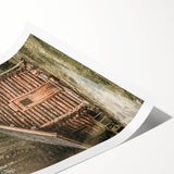 Rustic Mountain Cabin Wall Art | Farmhouse Decor with Scenic Wilderness