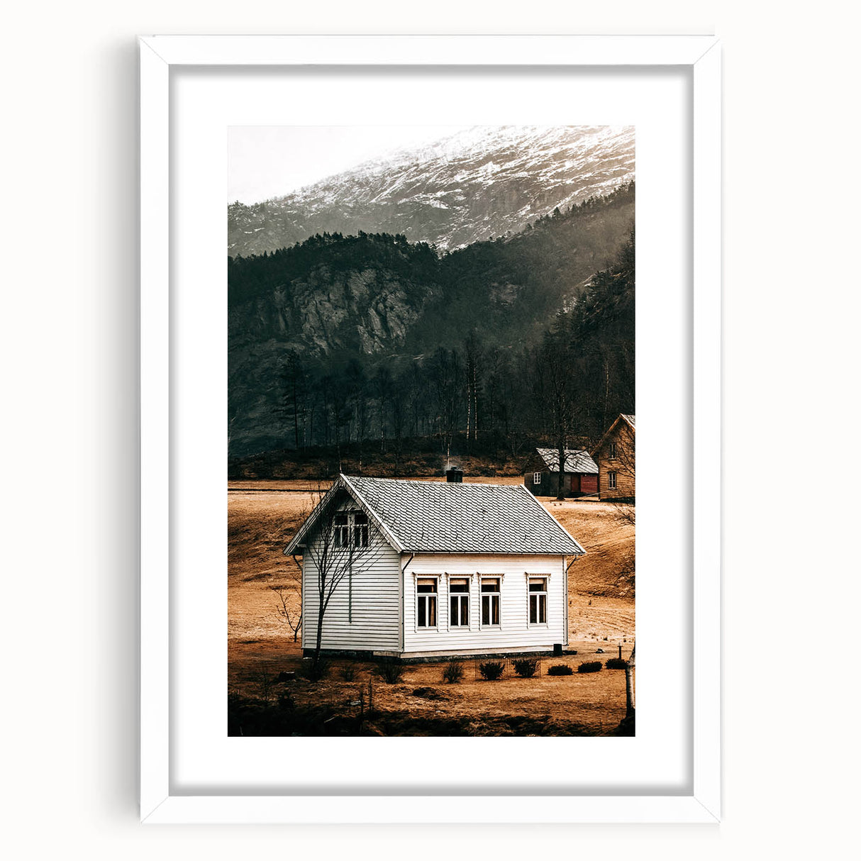 Farmhouse Wall Art – Rustic Mountain Cabin for Country Style Decor