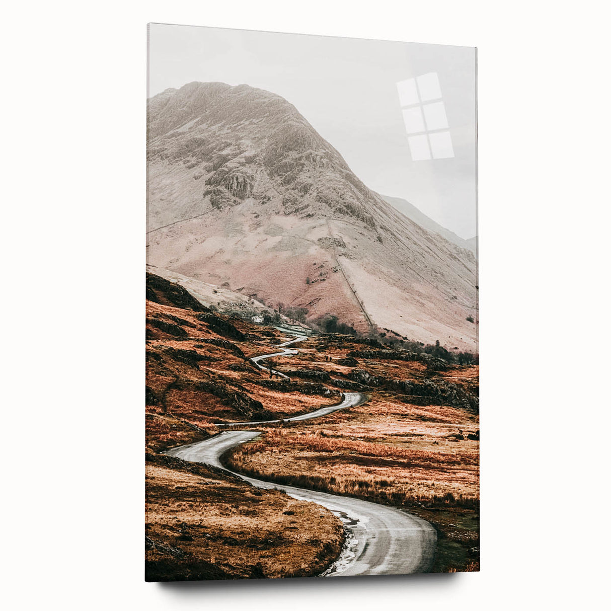 Farmhouse Wall Art – Serene Mountain Road for Rustic Country Decor