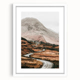 Farmhouse Wall Art – Serene Mountain Road for Rustic Country Decor